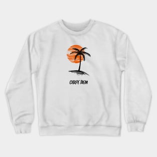 Carpe Diem Seize The Day Inspirational Crewneck Sweatshirt